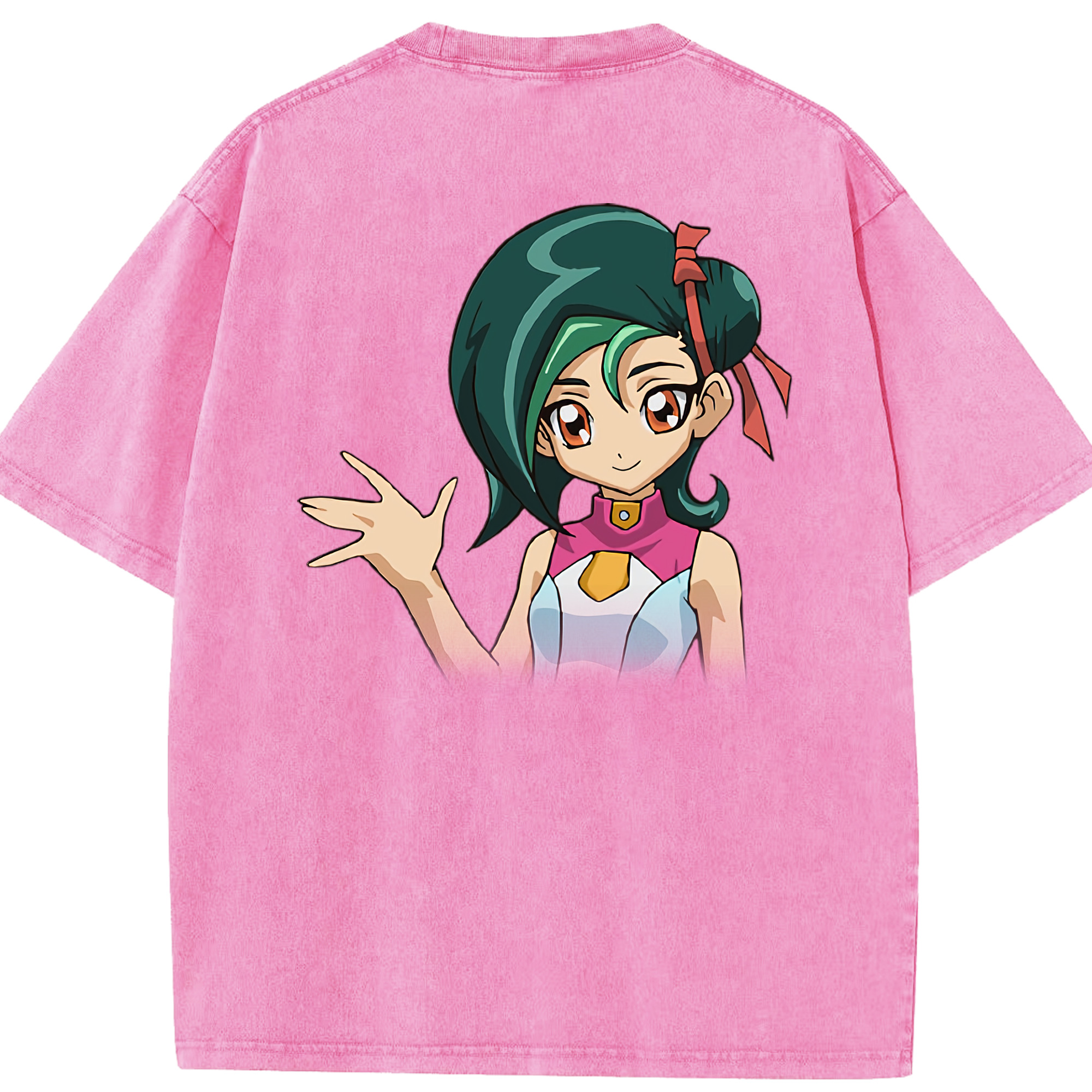 （画像用） 遊☆戯☆王 Yu-Gi-Oh! 綿100% ヴィンテージ風 半袖Tシャツ（背面プリント）